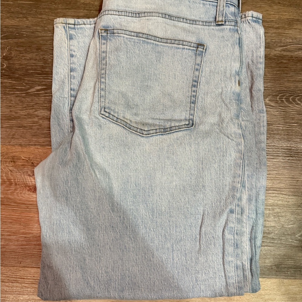 J. Crew womens Light Wash Straight Jeans
